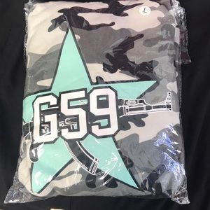 GREYFIVENINE G59 Grey Camo AK-47 Hoodie Large
